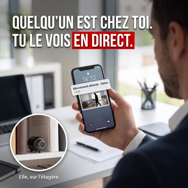 Surveille ta maison depuis ton téléphone, où que tu sois