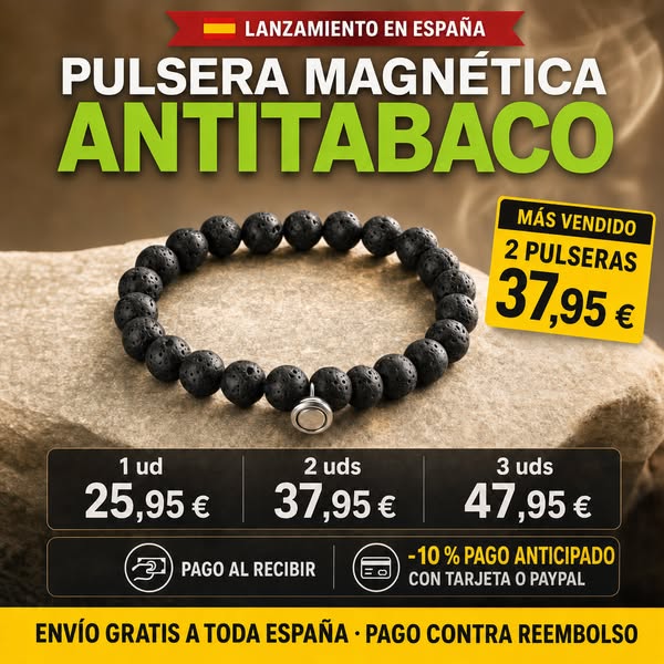 Pulsera Magnética Antitabaco