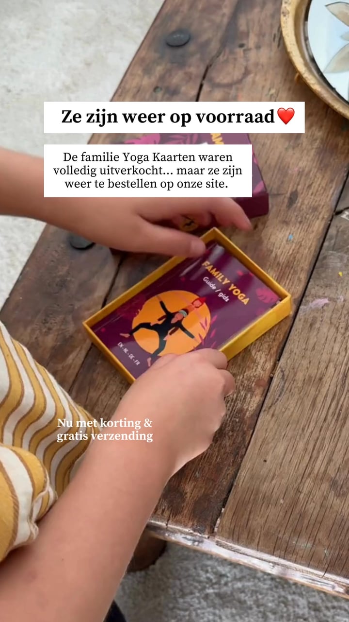Family Yoga Kaarten, nu weer op voorraad