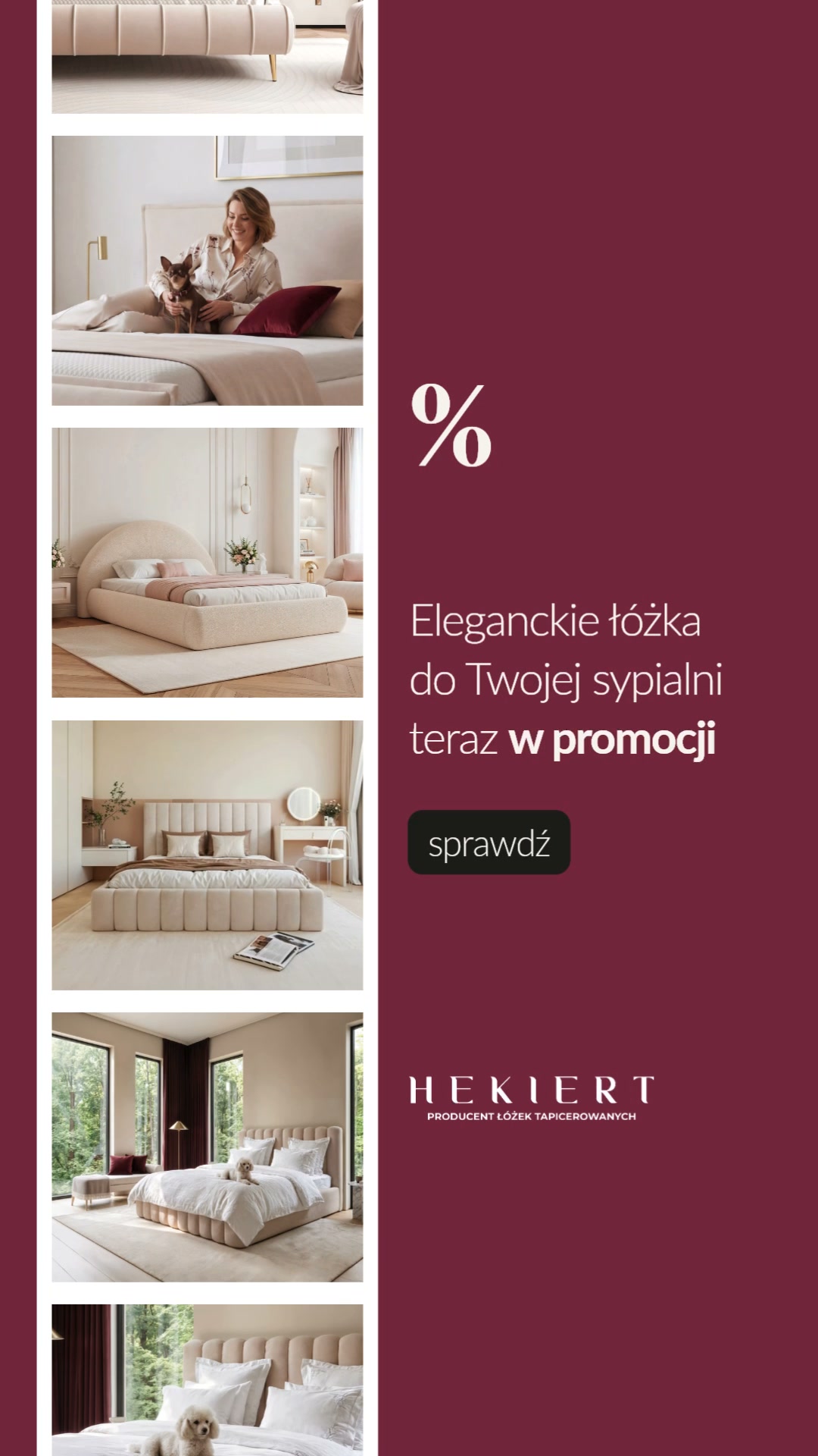 Łóżka Miesiąca w Hekiert Meble