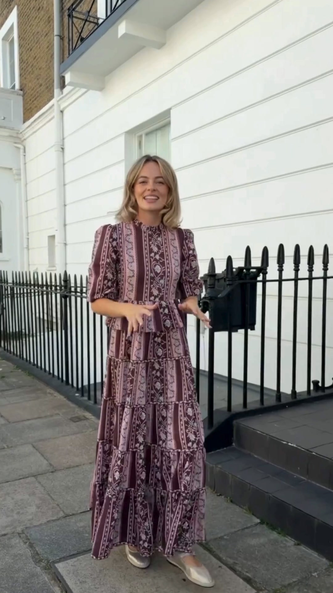 Discover The Moxi Peplum Maxi Dress