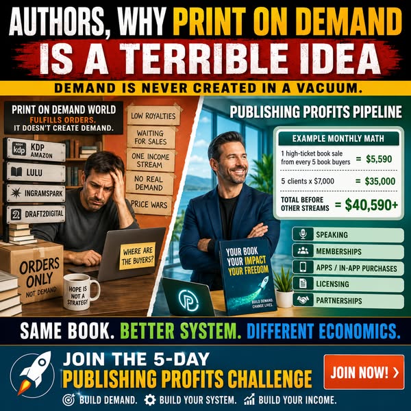 Print on demand is destroying your income as an author