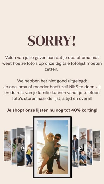 Oma hoeft zelf niks te doen