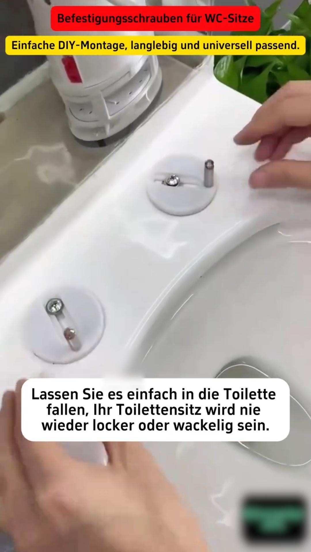 Robuste WC-Sitz-Befestigungsschrauben-Set