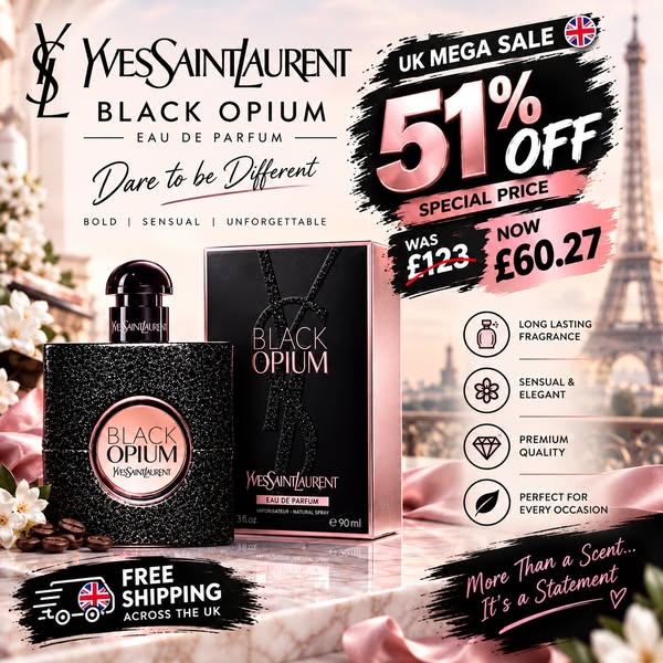 51% OFF YSL Black Opium — Now £60.27