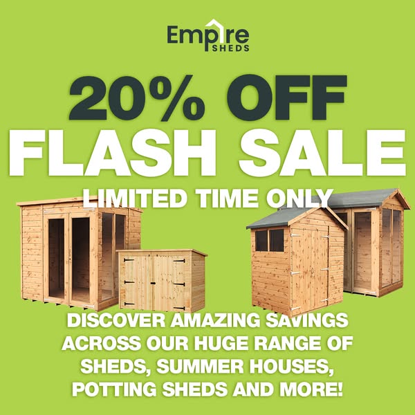 Handmade. British-Built. 20% OFF!