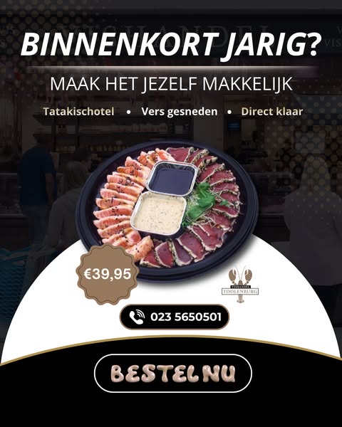 Visschotel? Bestel direct!