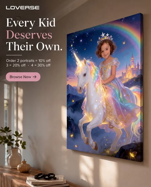 One Photo, One Magical Portrait
