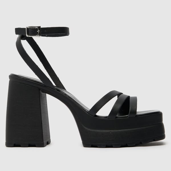 Schuh Black Sofia Platform High Heels