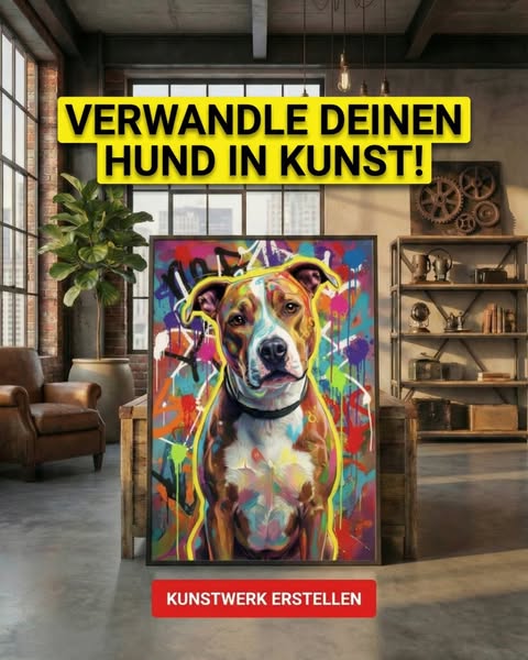 Personalisiertes Poster mit deinem Hund !