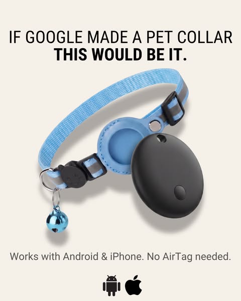 Works with Android & iPhone, No AirTag Needed