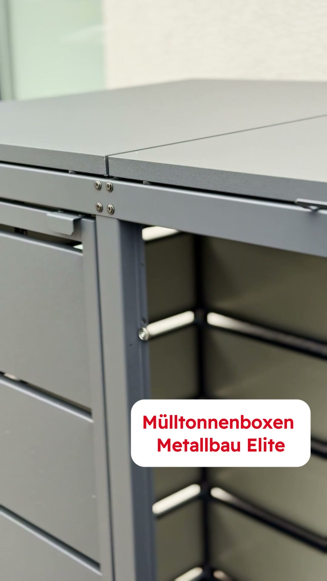 Mülltonnen einfach verstecken!