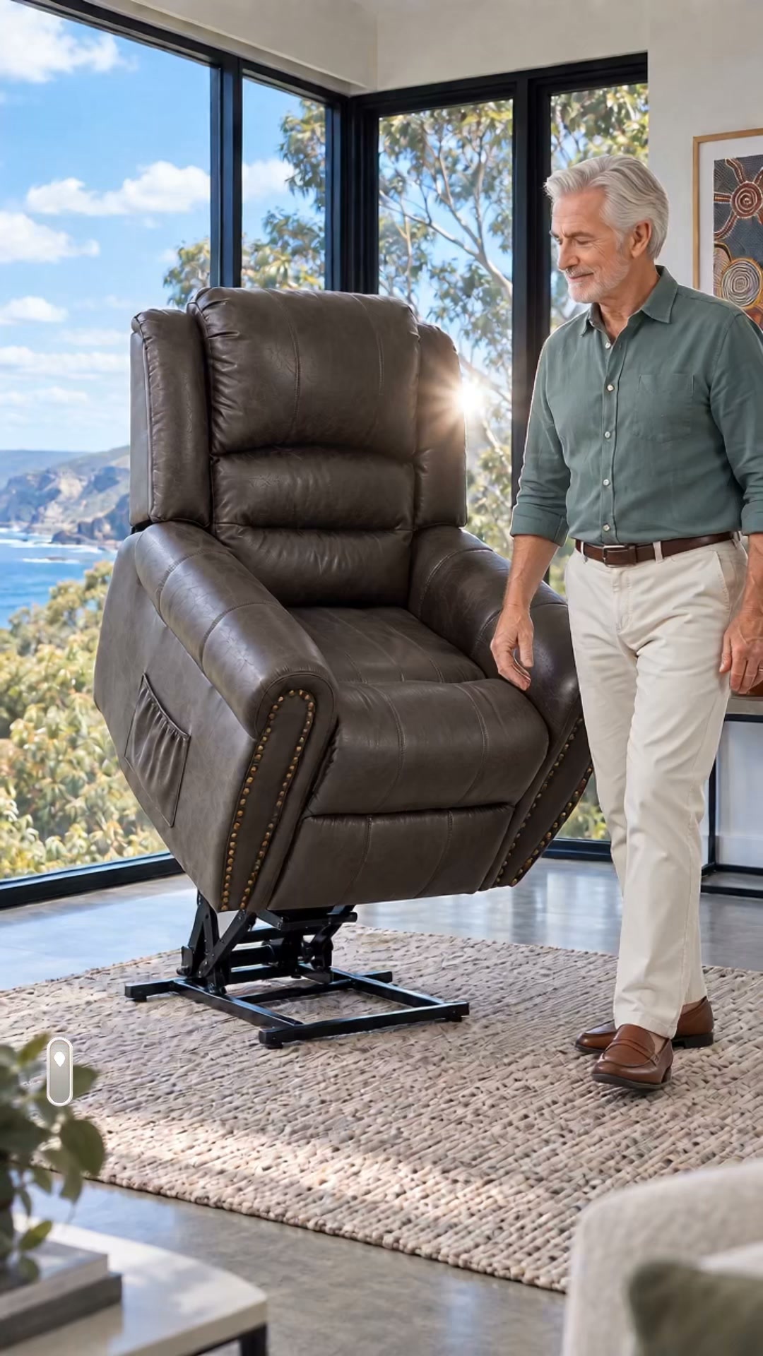 Fully Electric Recliner for Easy Comfort