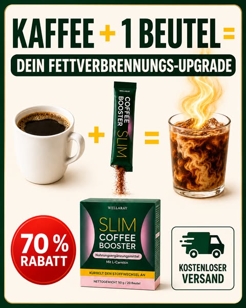 Jetzt 70 % Rabatt auf Slim Coffee Booster sichern.