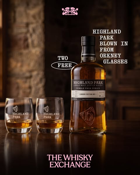 Two Free Highland Park Glasses + Free UK Standard Delivery With Every Purchase