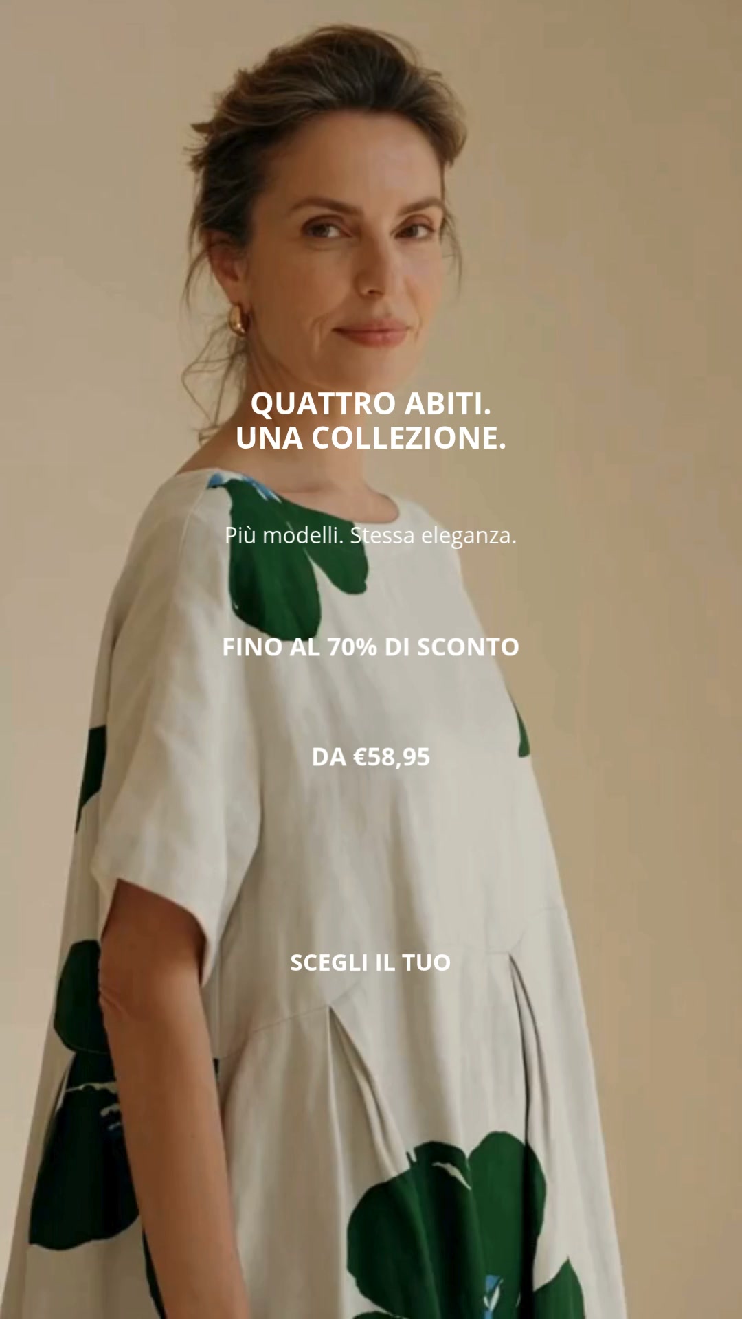 Abito a fiori per il fine estate