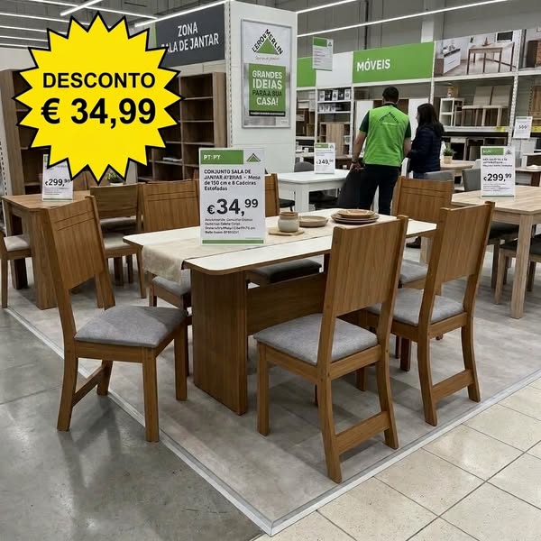 Conjunto de Sala de Jantar Atenas
