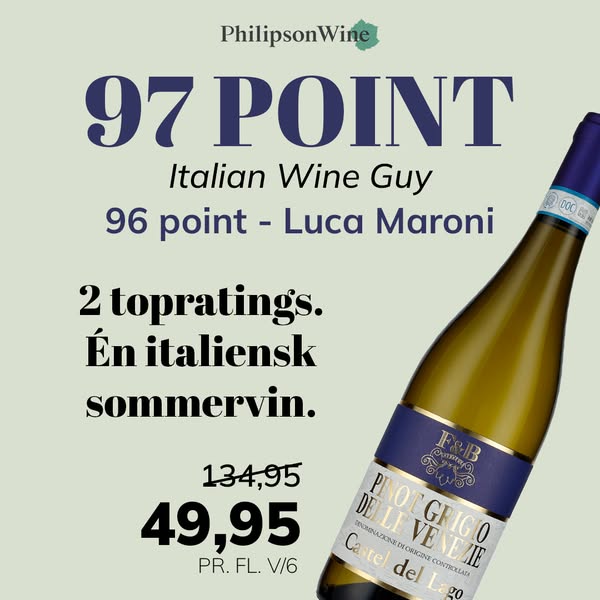 97 point til 49,95 kr. pr. fl. v/6