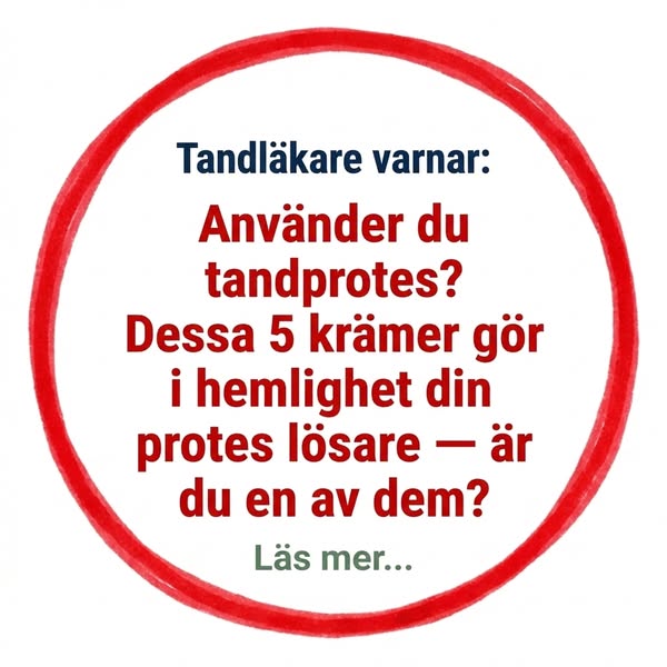 Glappande protes? Ät allt igen.