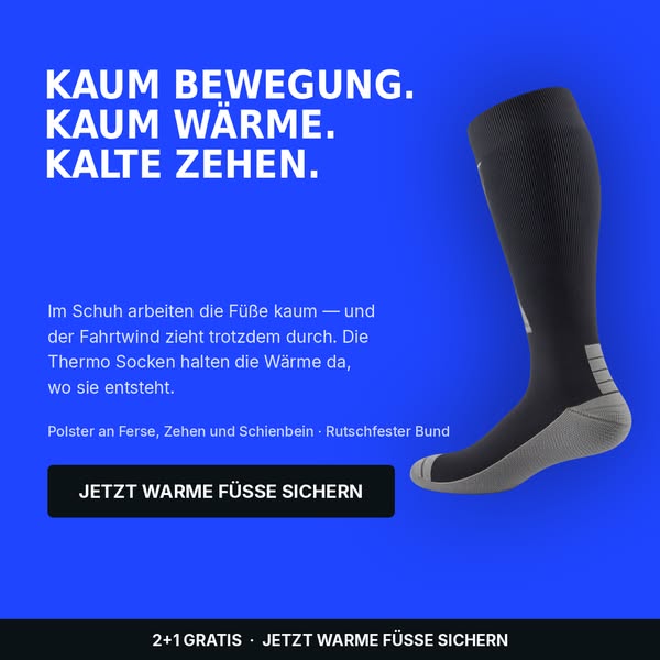 Endlich warme Füße