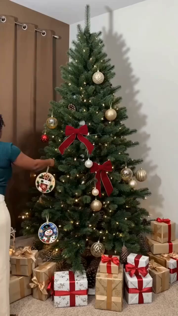 Letzter Tag: 49 % Rabatt – Anfängerfreundliches DIY-Set für weihnachtliche Perlen- und Edelstein-Diamantmalerei | 6 festliche Ornament
