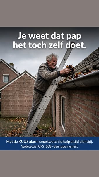 Valdetectie horloge voor ouderen