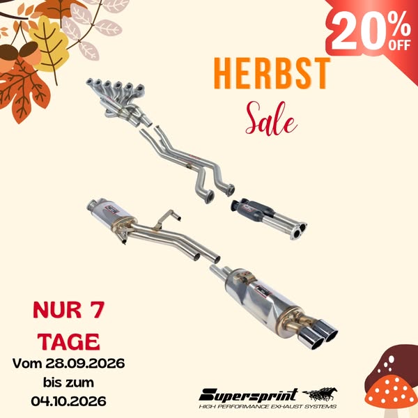 Supersprint Autumn Sale: 20 % Rabatt