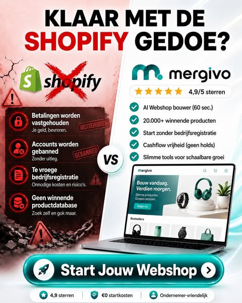 Mergivo - Build your webshop in minutes
