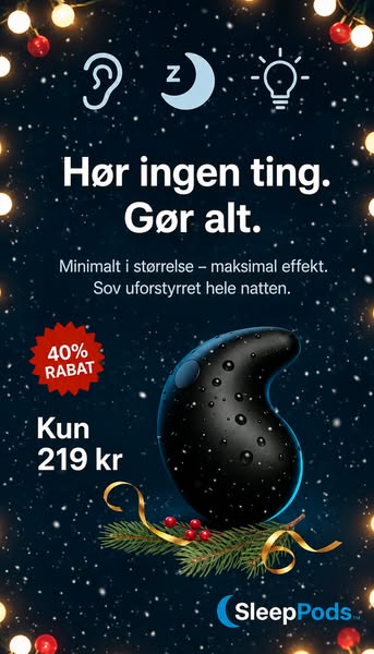 50% NEDSAT PRIS + GRATIS FRAGT