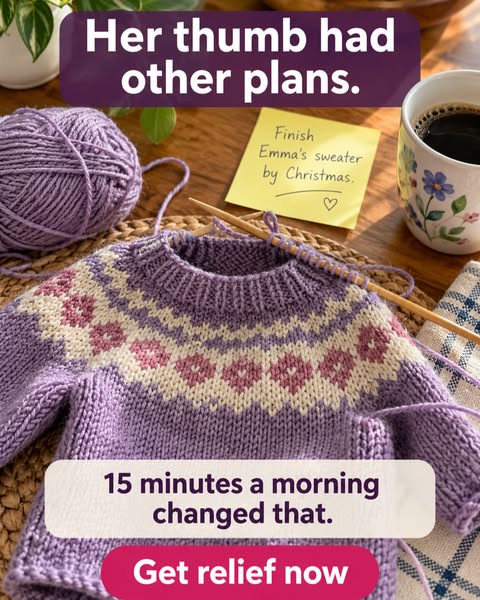 Finally Knit Again Without Thumb Pain!