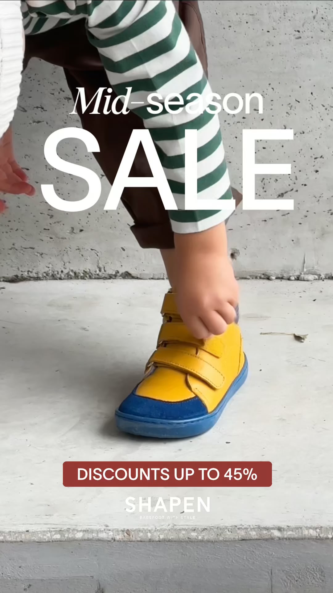 Mid-season SALE up to 45%