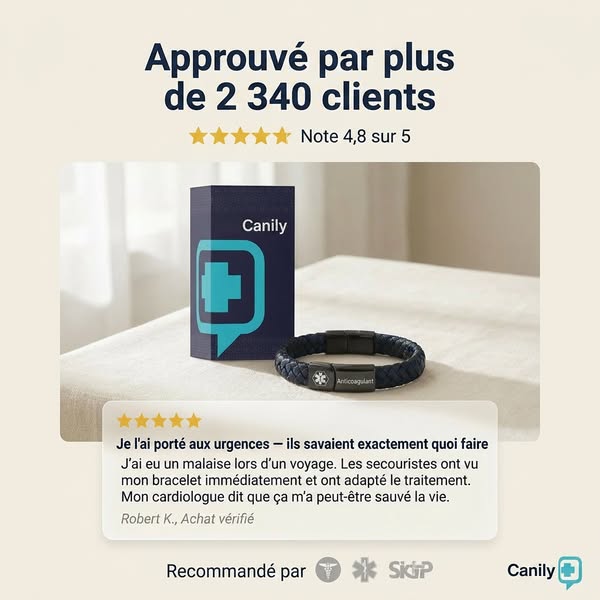 Une seconde peut tout changer. Ce bracelet aussi.