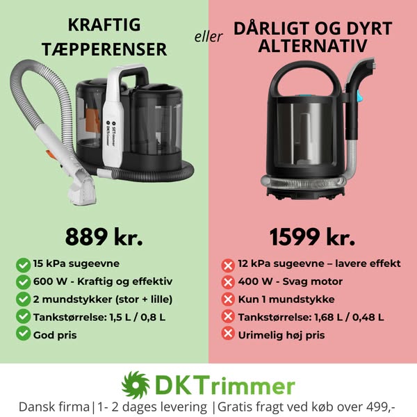 Den perfekte møbelrenser til kun 889 Inkl. gratis fragt