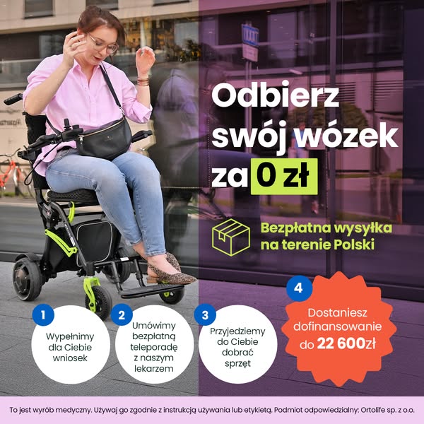 Odbierz darmowy sprzęt dla niepełnosprawnych