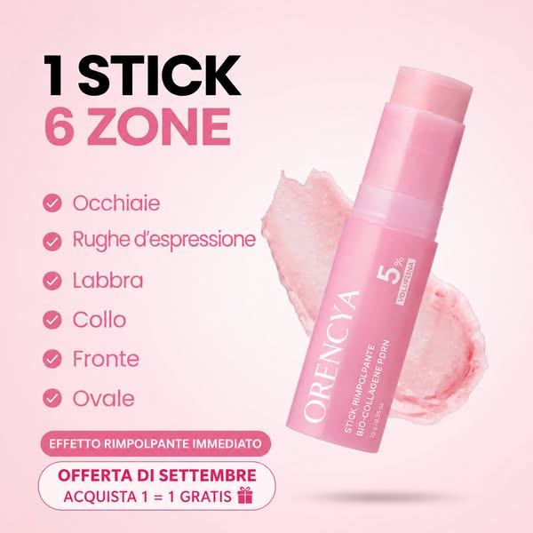 Stick Rimpolpante Bio-Collagene PDRN | ORENCYA