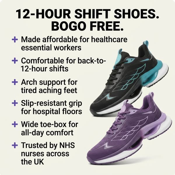 2 Pairs For £49.99 · Built For 12-Hour Shifts