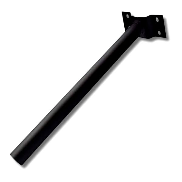 Staffa a Muro Per Lampione Led Stradale da 45 cm Nera