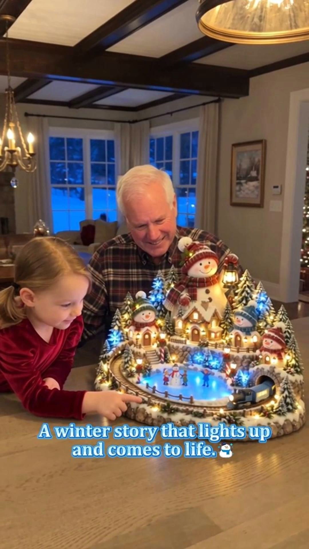 Watch the Christmas Village Come Alive