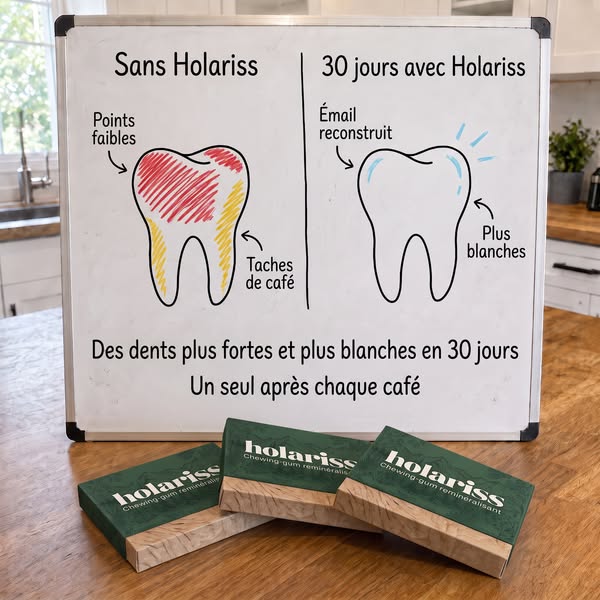 Des dents plus blanches et plus solides