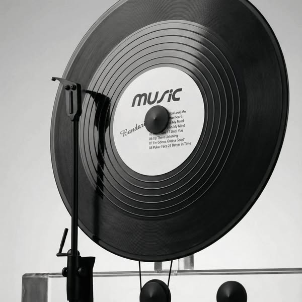 Clear Acrylic Record Display