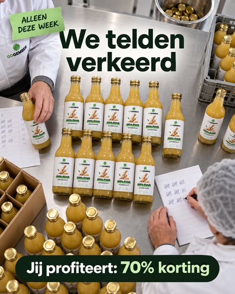 89% IS AL UITVERKOCHT