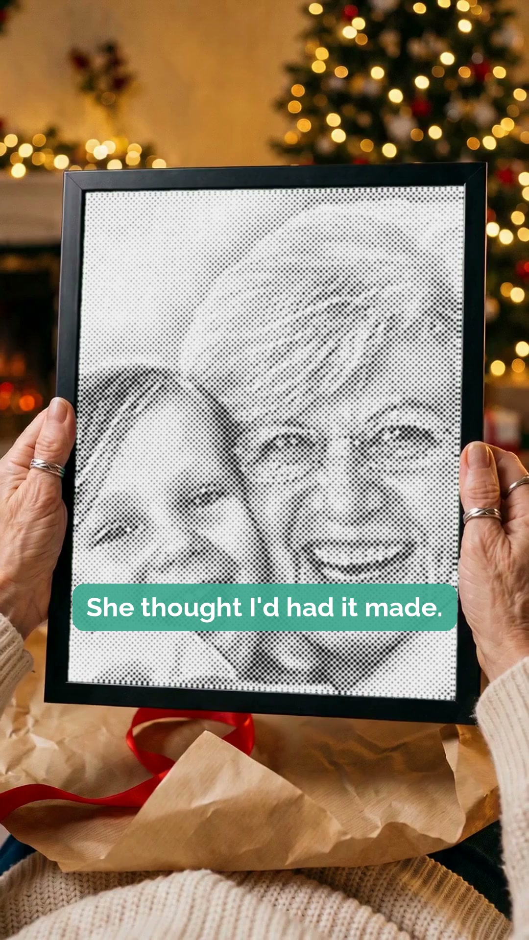 The gift that stays up