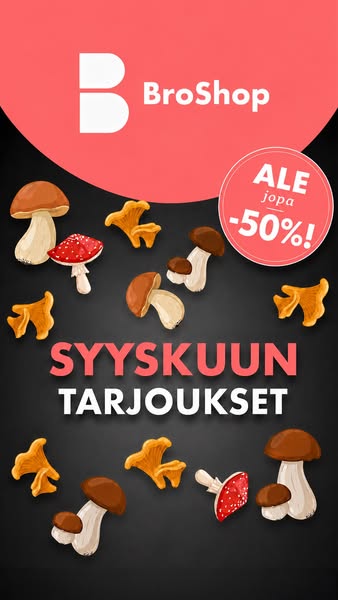 Syyskuun parhaat tarjoukset BroShopilta!