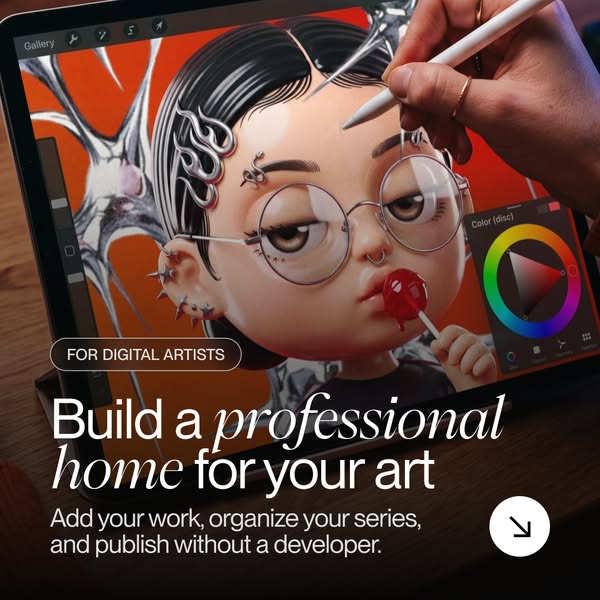 Professional Portfolio Website and Storefront for Digital Artists — Digital Original
