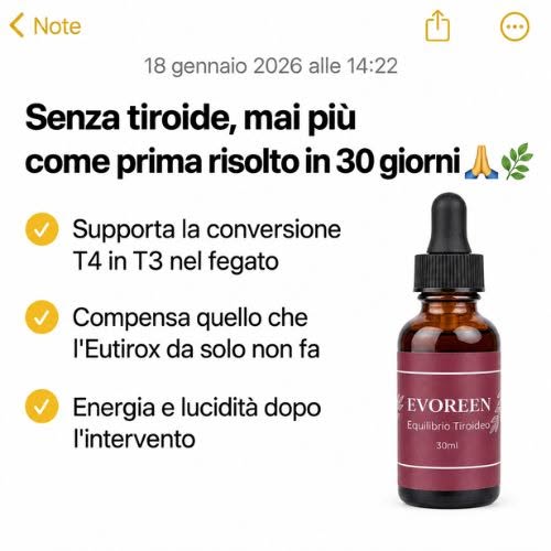 La soluzione naturale per chi non ha più la tiroide