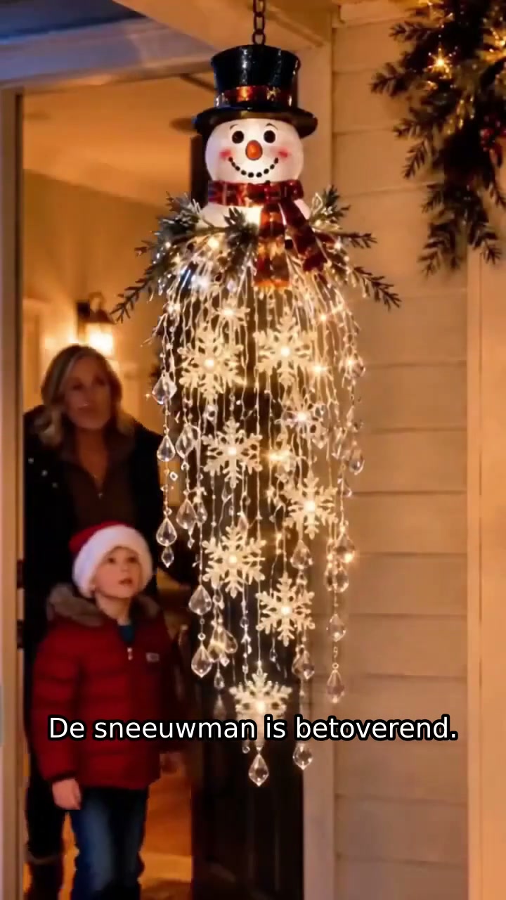 Kristallen Cascade Licht – Een fonkelende kerstsfeer voor je huis