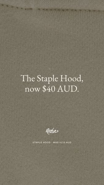 63% OFF STAPLE HOOD