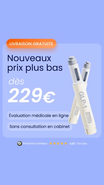 GLP 1 - Programme de perte de poids – 29 € de réduction
