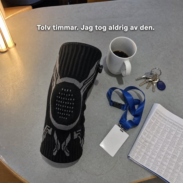 Knäortos med justerbart stöd