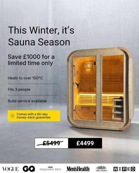 + FREE £130 SAUNA GIFT SET